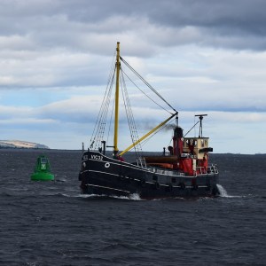 a large ship in a body of water